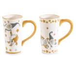 Ceramic mug with 
