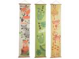 Decorated fabric meter to hang with 