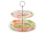Fruit Juice design 2-tier glass stand