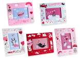 Glossy ceramic photo frame to rest 
