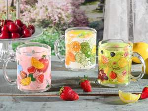 Wholesale glass fruit cups
