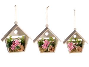 Wooden hanging decorations