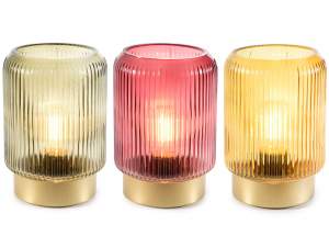 Luminous glass lamps / decorations