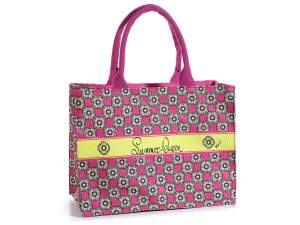 Tote bag en tela con asas 
