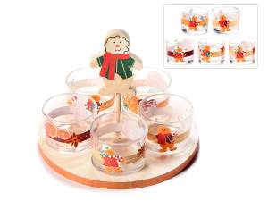 Wholesale Christmas gingerbread aperitif set