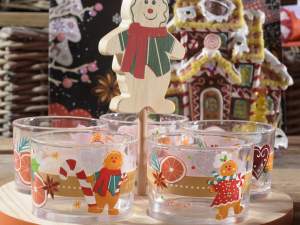 Wholesale Christmas gingerbread aperitif set