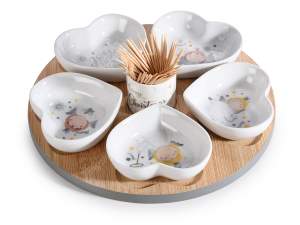 Wholesale christmas aperitif set bowls