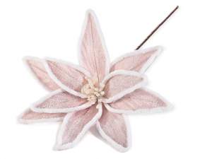 Artificial Christmas garlands and flowers