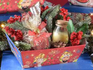 vente en gros plateaux de noël marron foncé