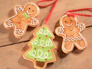 Wholesale gingerbread man tree decorations