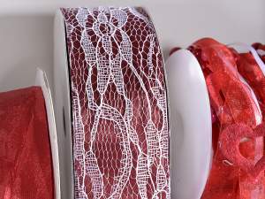 Wholesale bordeaux satin ribbon