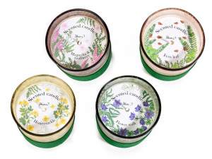Grossiste bougies parfumées pot de fleurs