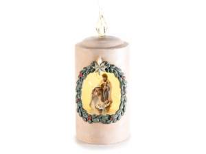 Noel de gros bougies et bougeoirs