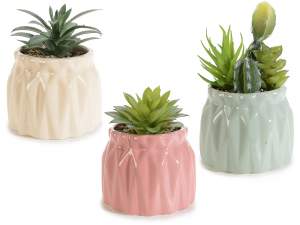 Bouquet of artificial and potted flowers wholesale