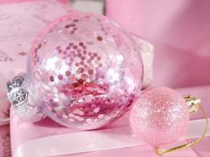 Wholesale Pink Christmas Balls