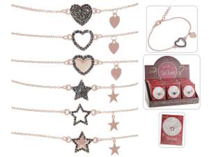 Bracelets cœur et étoile en gros