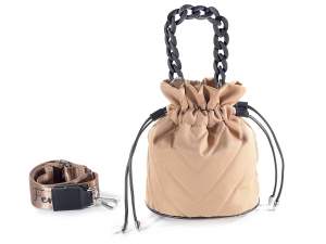 Fabric shoulder bag bucket bag wholesaler