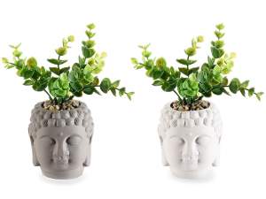 wholesale pot head maiori artificial plant