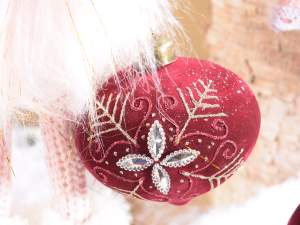 Wholesale velvet christmas balls