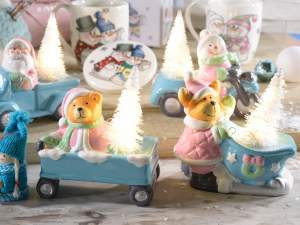Wholesale christmas decoration ceramic lights