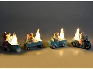 Wholesale christmas decoration ceramic lights