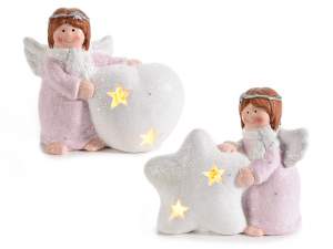 Wholesale glitter decorative angel
