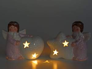 Wholesale glitter decorative angel