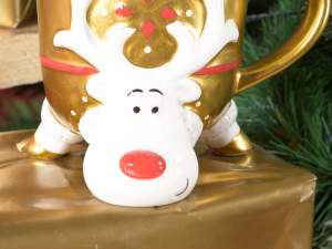 Christmas reindeer tea cup wholesaler