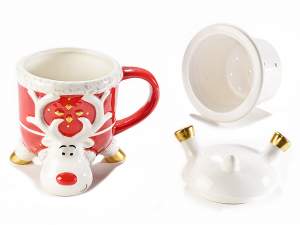 Christmas reindeer tea cup wholesaler
