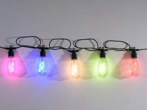 Wholesale wire lights colored garden bulbs