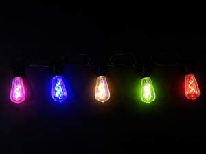 Wholesale wire lights colored garden bulbs