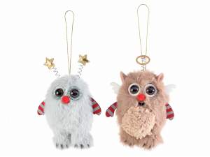 vente en gros hiboux scintillants suspendus