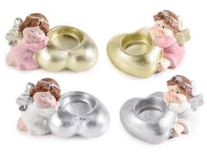 Christmas candles and candle holders