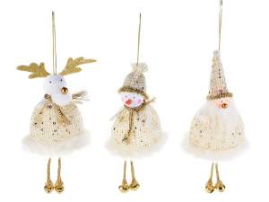Wholesale characters christmas decorations wool go