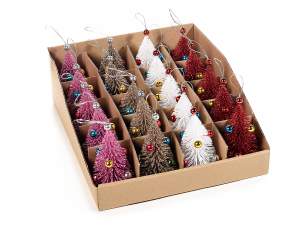 Christmas tree glitter decorations wholesaler