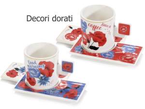 Wholesale golden rim coffee cups