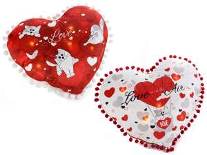 Mayorista de cojines de corazón de gato para San V