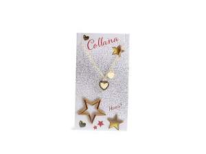 vente en gros colliers tour de cou coeur étoile