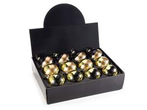 Wholesale colored glass Christmas balls