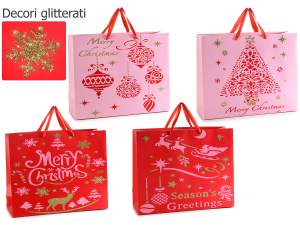 Wholesale christmas paper bags christmas decoratio