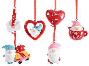 Wholesale hanging valentine gnomes