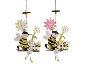 wholesaler window decorations spring bees flowers