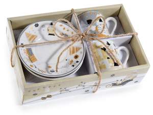 Wholesale gift box mugs christmas gnome