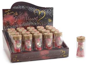 Wholesale star heart gift test tube rings