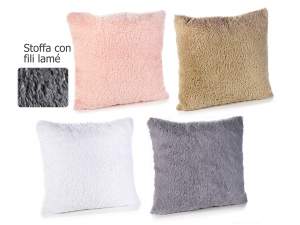 Lamé thread fabric cushions wholesaler