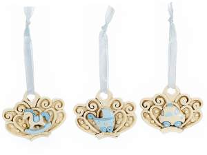 Grossiste de décorations de baptême bleues