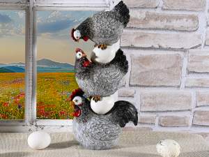 wholesaler decoration chickens resin eggs