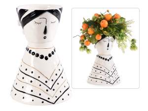 Woman face vase wholesale