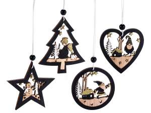 Wholesale wooden tree decorations