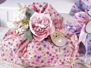 Wholesale floral print dove holder